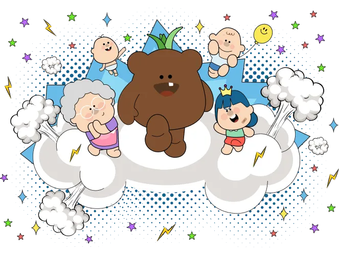 WAGZAK Characters - Halme, Ppuri, Didi, Bobo, Banggu